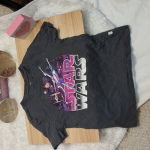 Star Wars Kids Dark Gray Space Tee Size Small